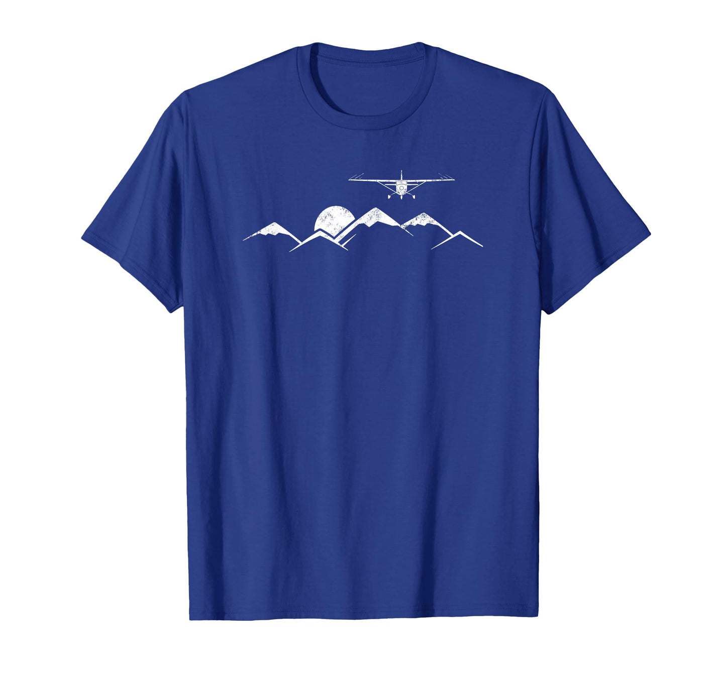 Airplane Over Mountains Gift for Pilots T-Shirt