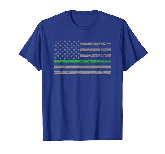 Conservation Officer Thin Green Line Flag T-Shirt Gift T-Shirt