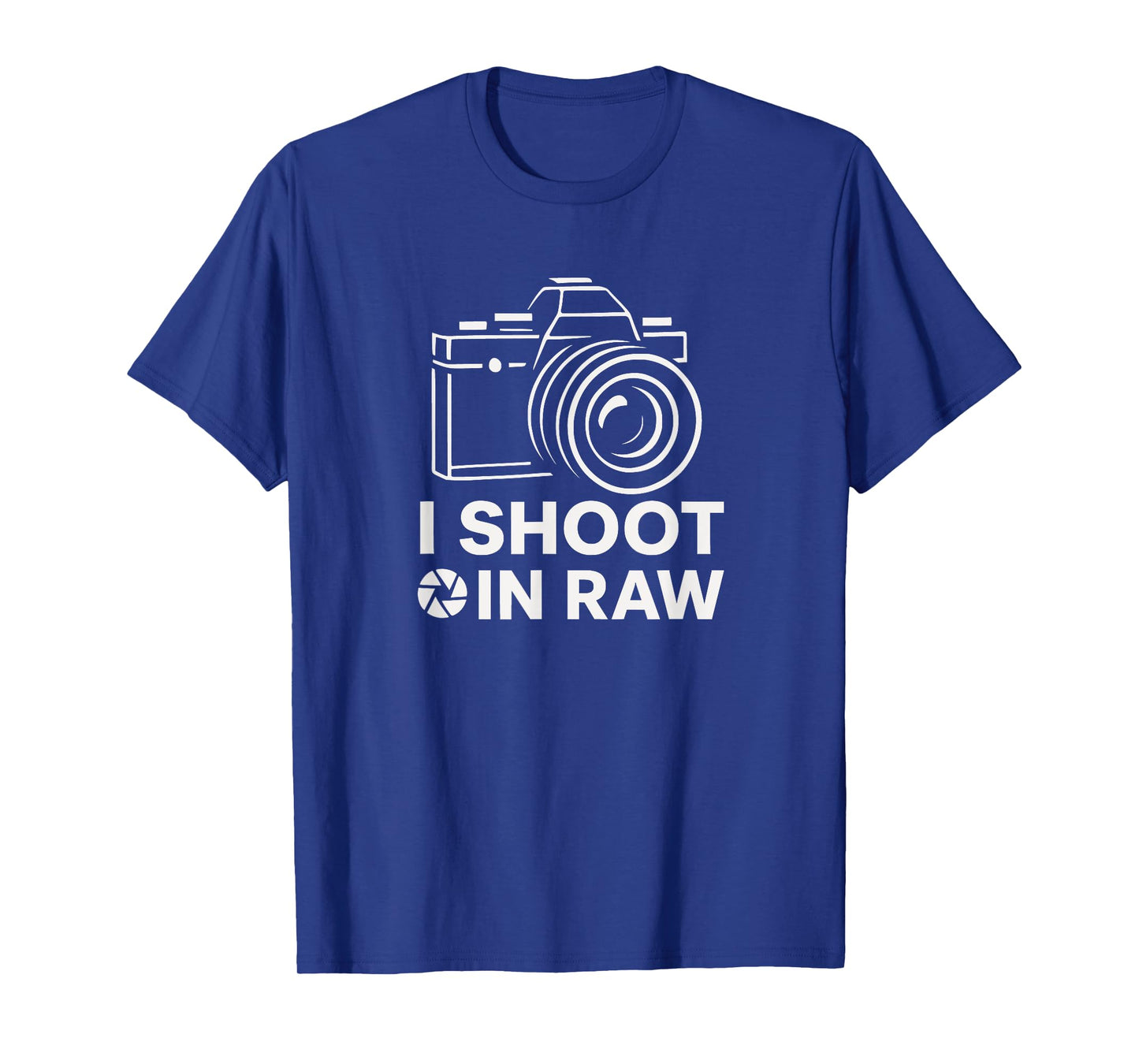 I Shoot in RAW Funny Photographer Gift Tee T-Shirt