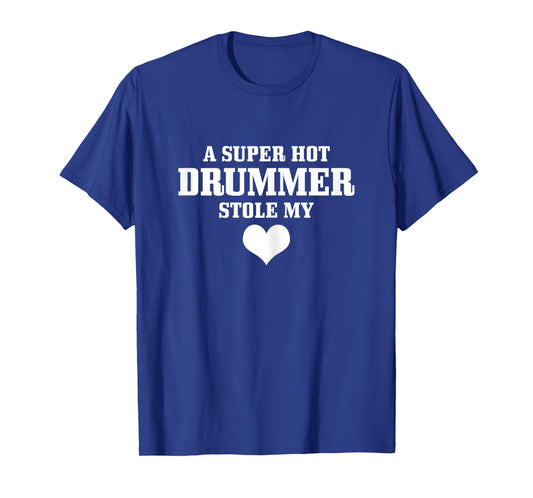 Drummer Girlfriend Drummer Drummer Gift T-Shirt