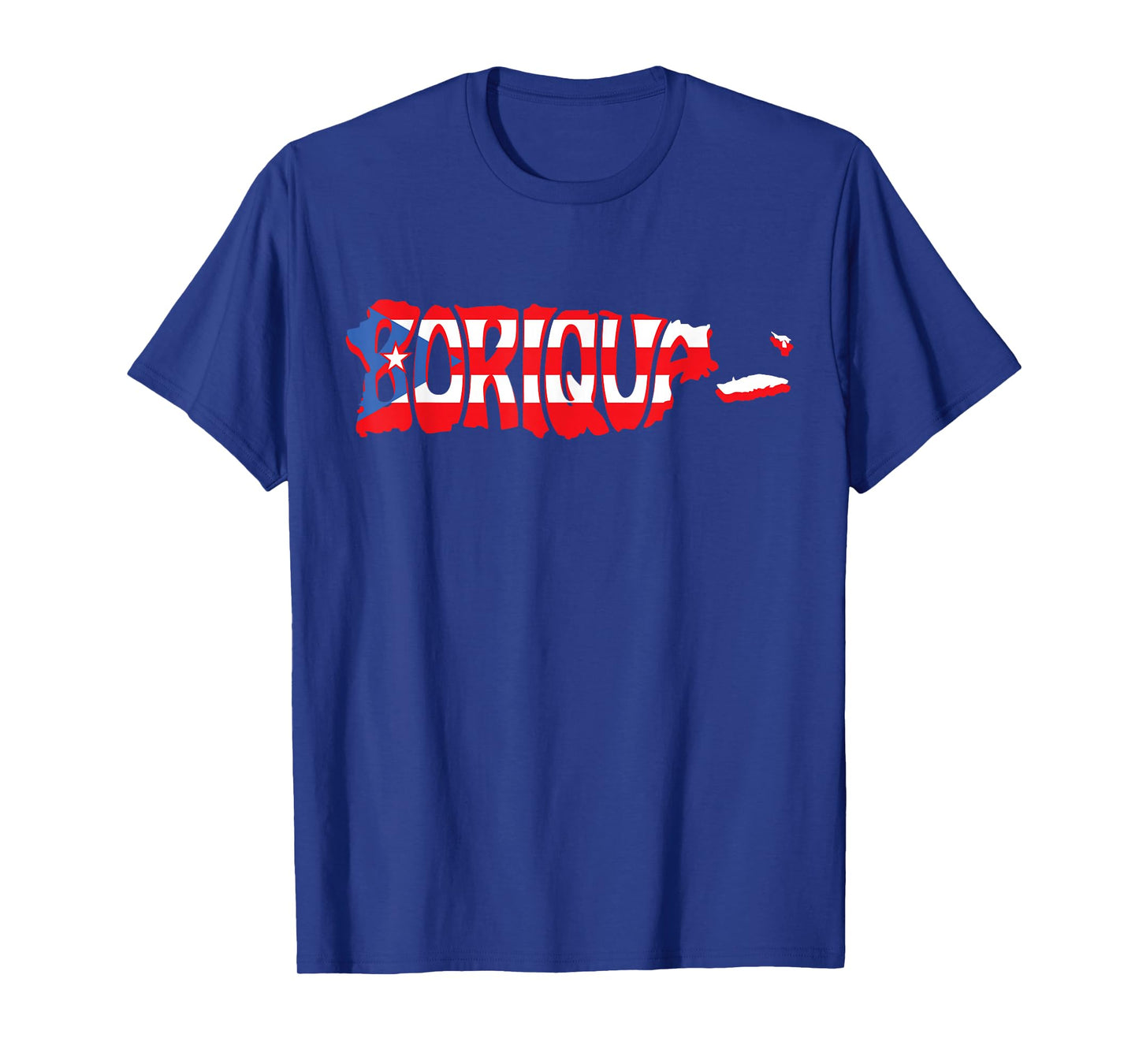Puerto Rico Map Flag Patriotic Puerto Rican Taino Boricua PR T-Shirt