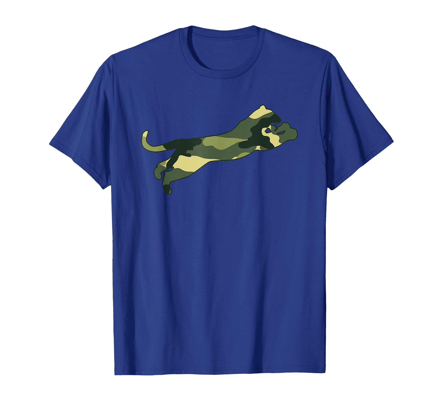 Military Cougar Camo Men Print US Puma Animal Veteran Gift T-Shirt
