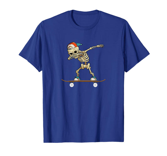 Dabbing Skeleton Skater T-Shirt