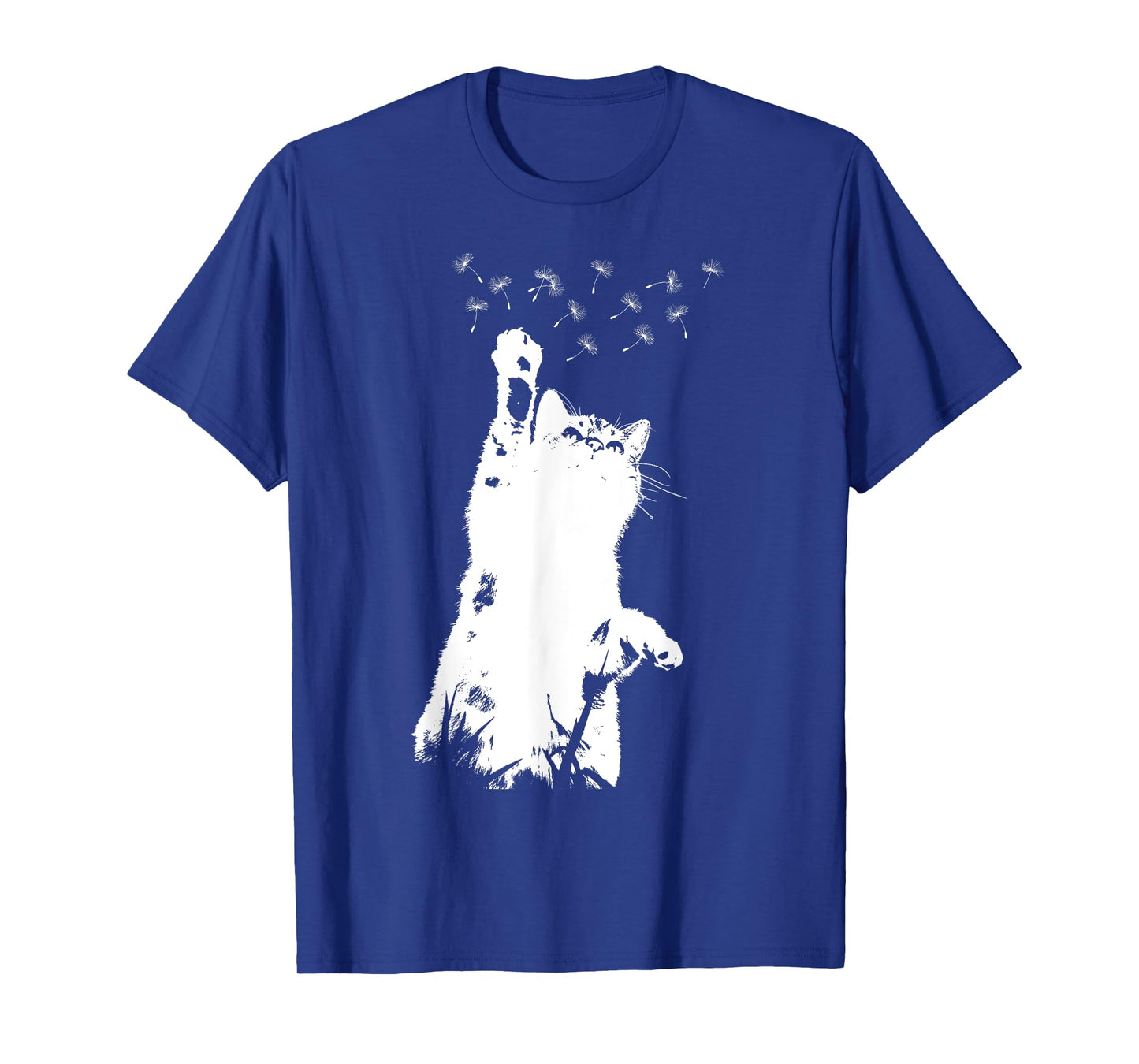 Cat Dandelion Beautiful Flower Motif Flowers Dandelion Lady T-Shirt