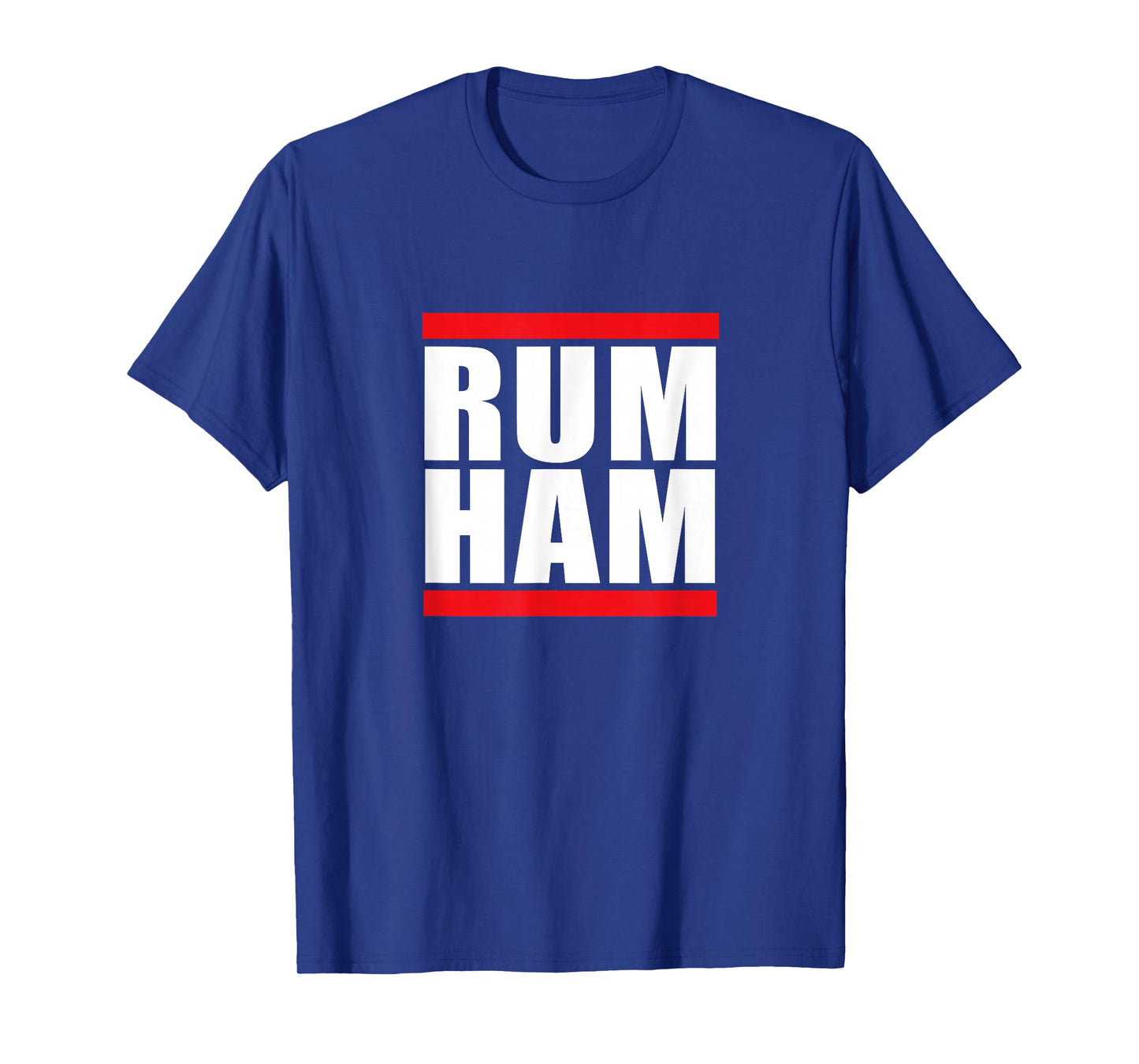 Unique T-Shirts womens T-shirt Rum Ham T Shirt, Blue, Small US