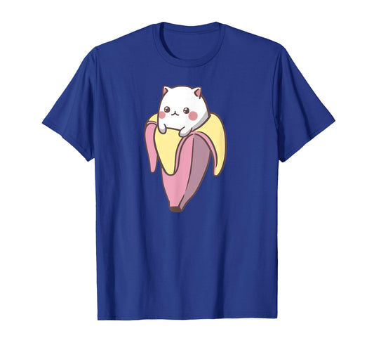 Banana Cat Funny Kawaii Bananya Gift Bday T-Shirt