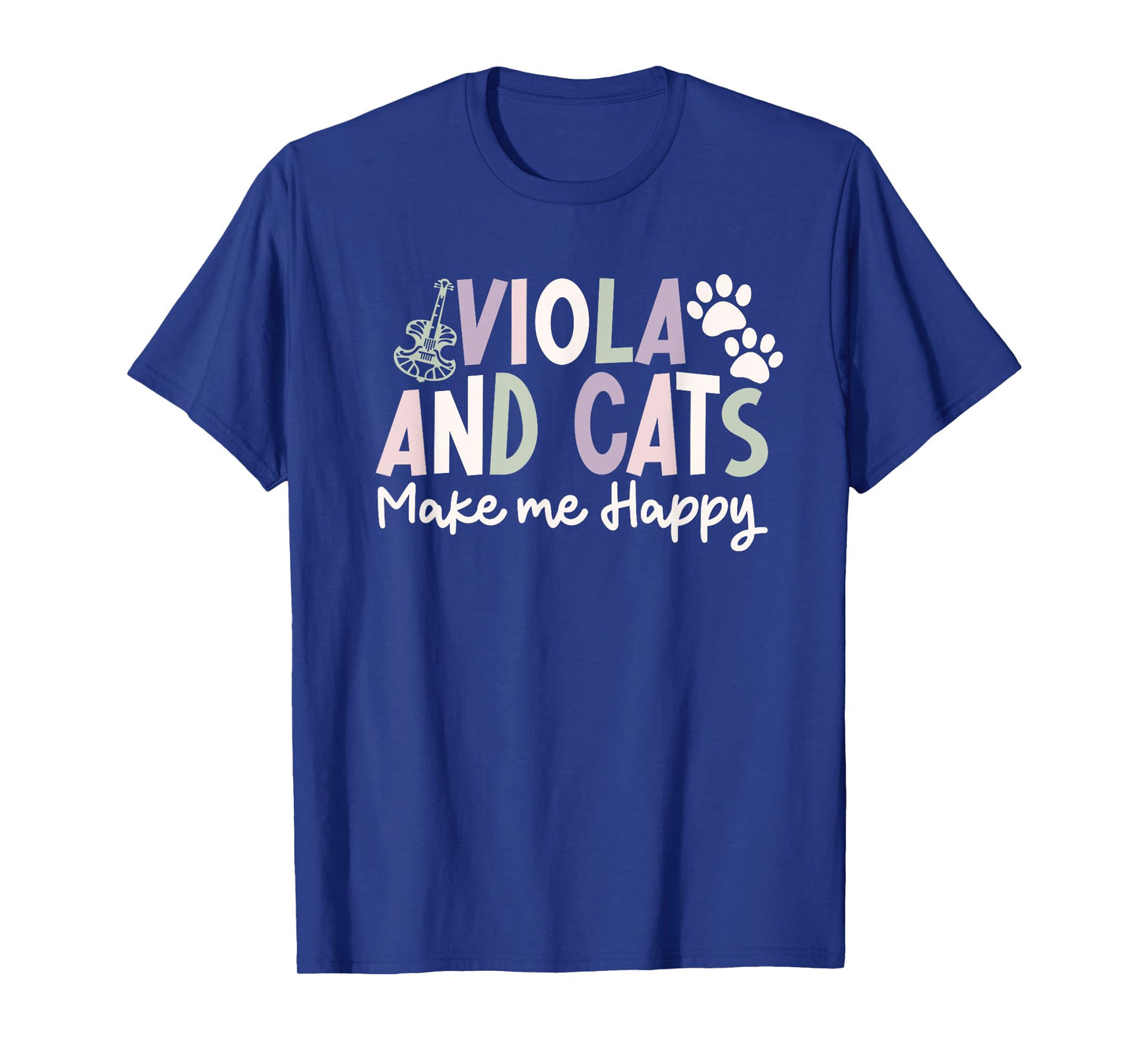funny Viola And Cats lover saying funny viola cats fans T-Shirt