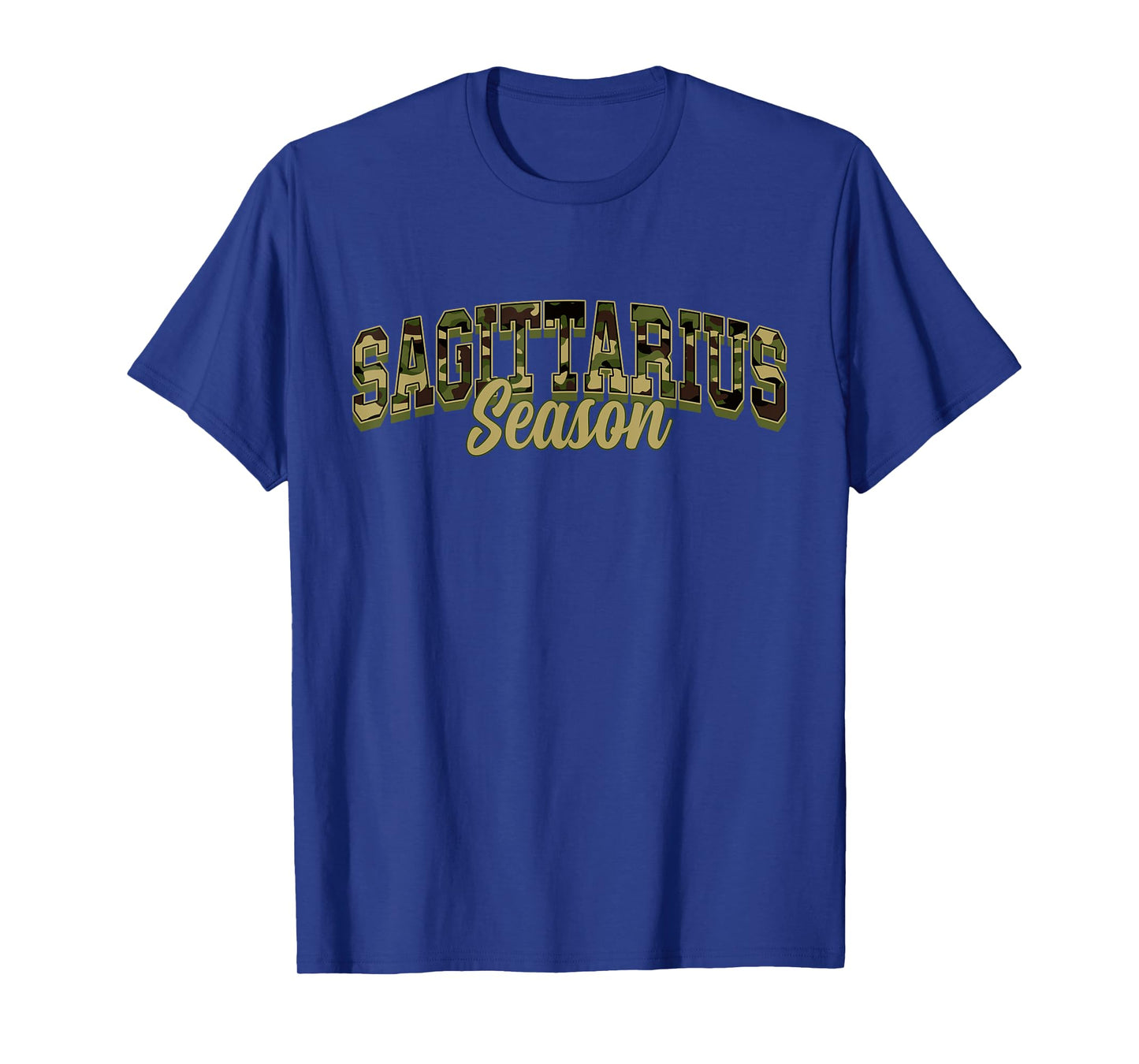 Sagittarius Season Camo Camouflage Birthday Zodiac T-Shirt