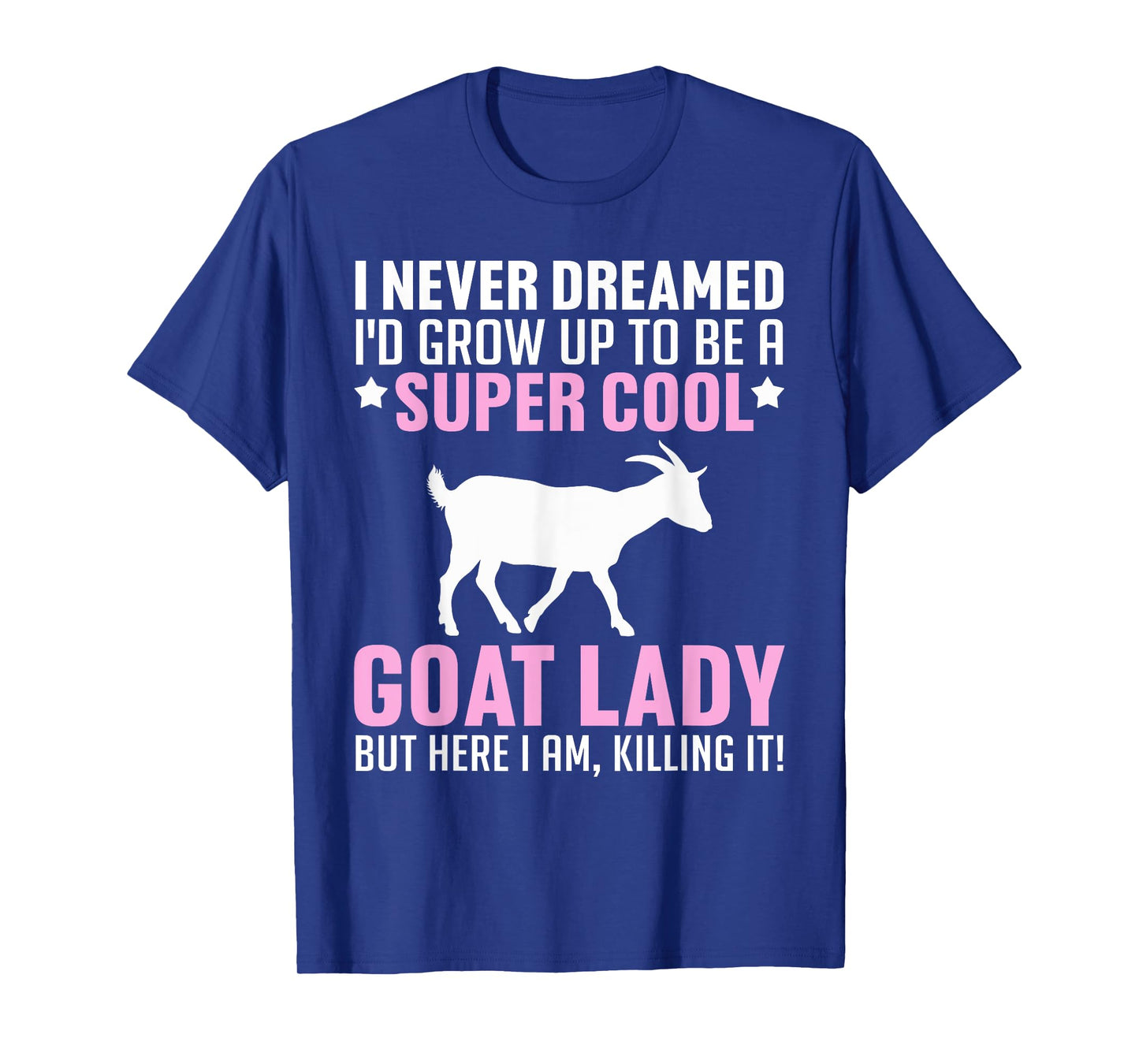 Cool Goat Design For Women Girls Farmer Farming Goat Lover T-Shirt