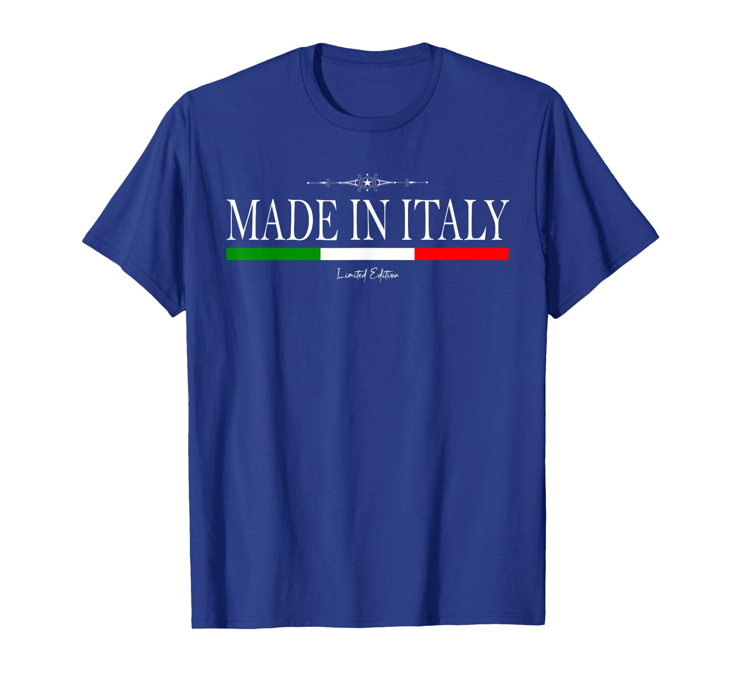 Made in Italy Limited Edition Italian Flag Proud Italian T-Shirt