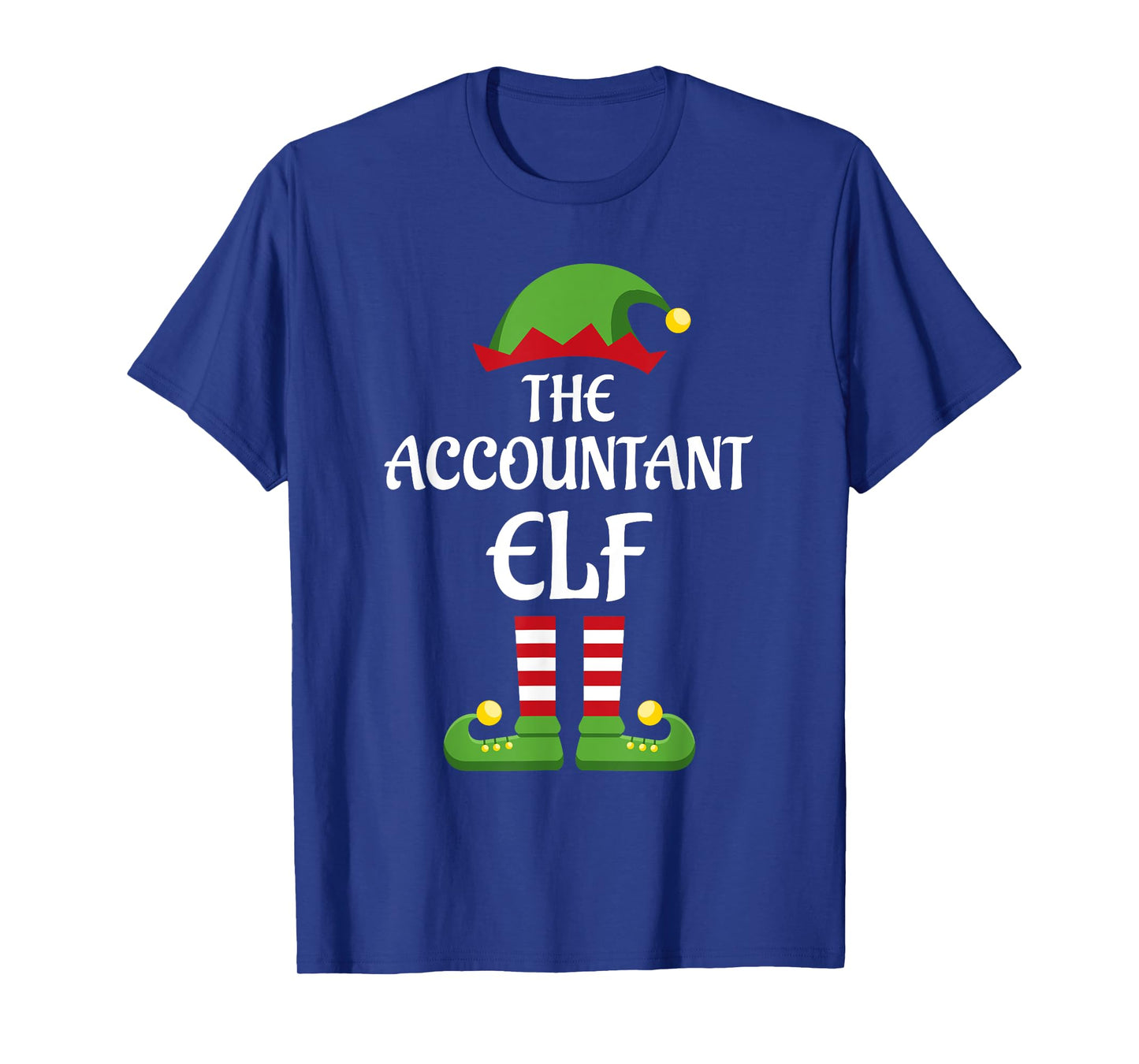 Accountant Elf Family Matching Group Christmas T-Shirt