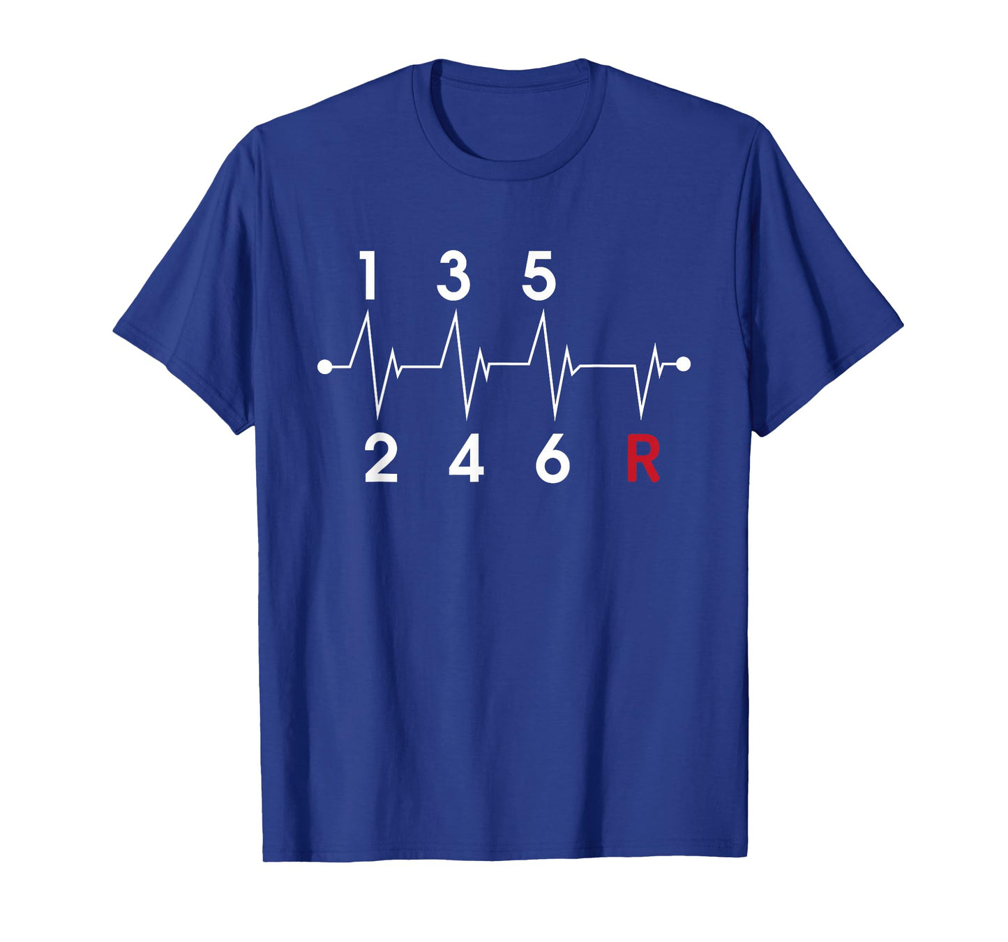 6 Speeds Gear Shift Manual Transmission Funny Car Race Gift T-Shirt