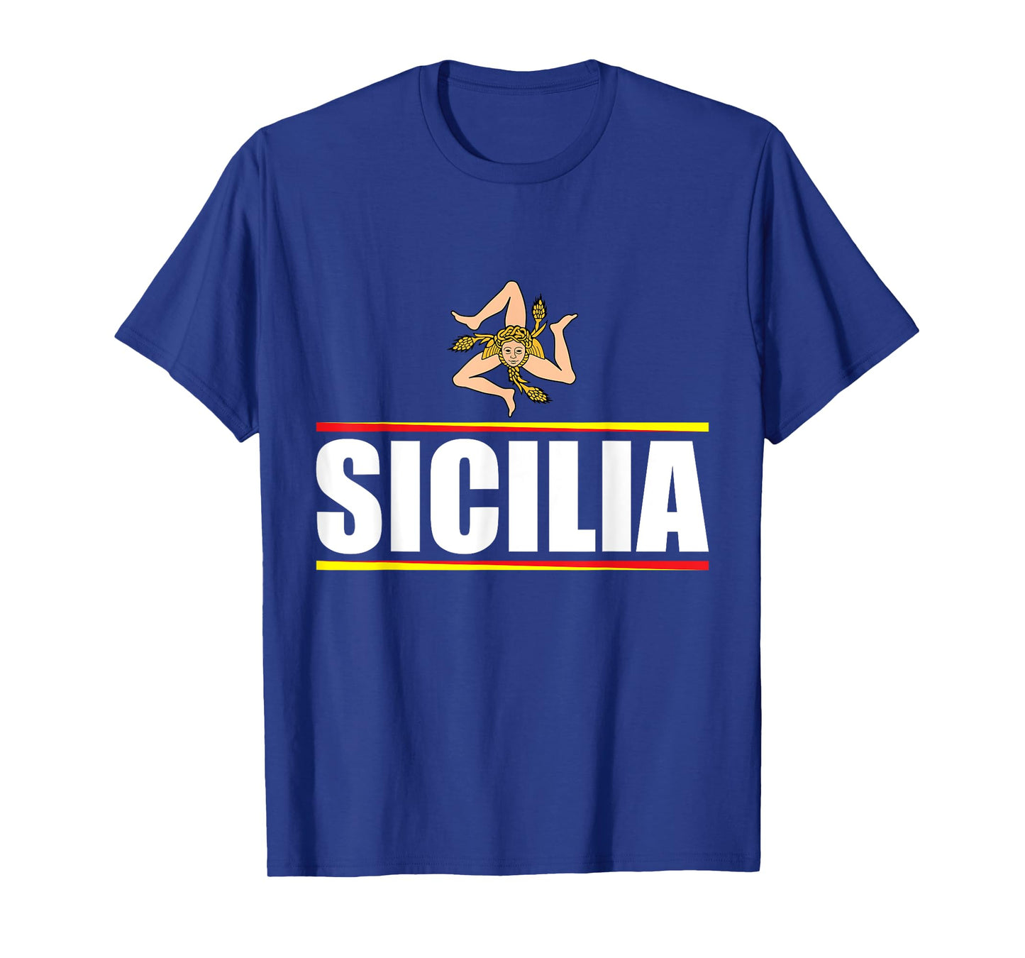 Sicilia Flag Sicily Palermo Italy T-Shirt