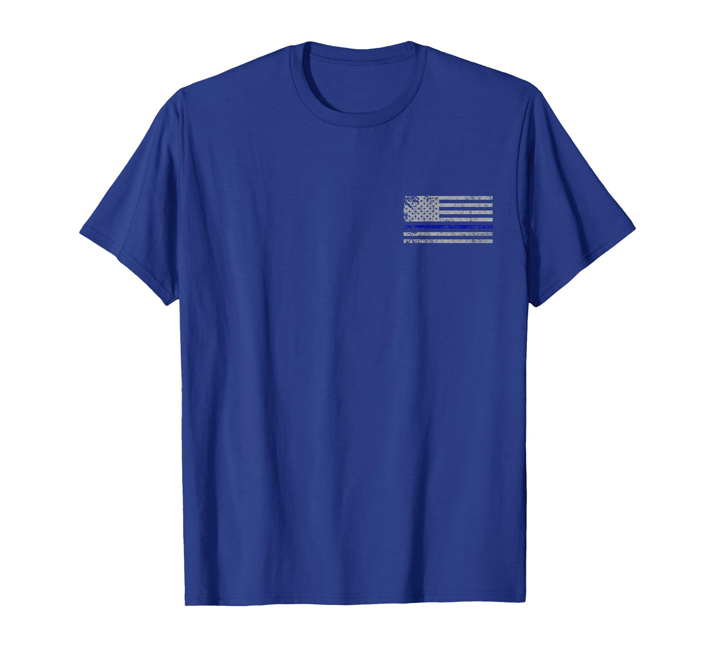 Thin Blue Line American Flag Police Support for Men Women T-Shirt
