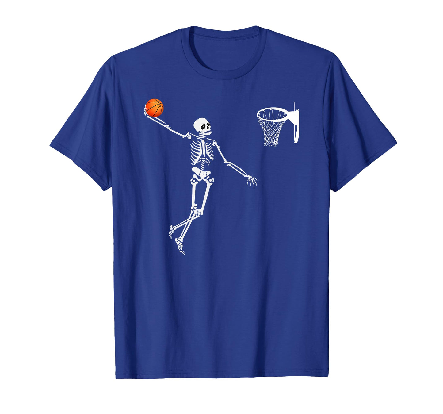 Basketball Skeleton Halloween Shirt Art-Dunking Skeleton T-Shirt