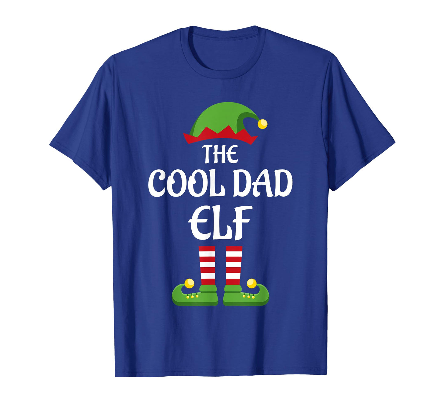 Cool Dad Elf Family Matching Group Christmas T-Shirt