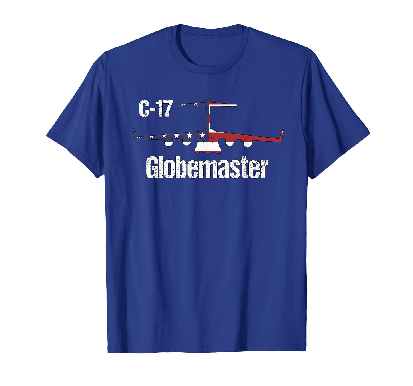 C17 Globemaster Air Force Pilot Gifts American Flag Aviation T-Shirt