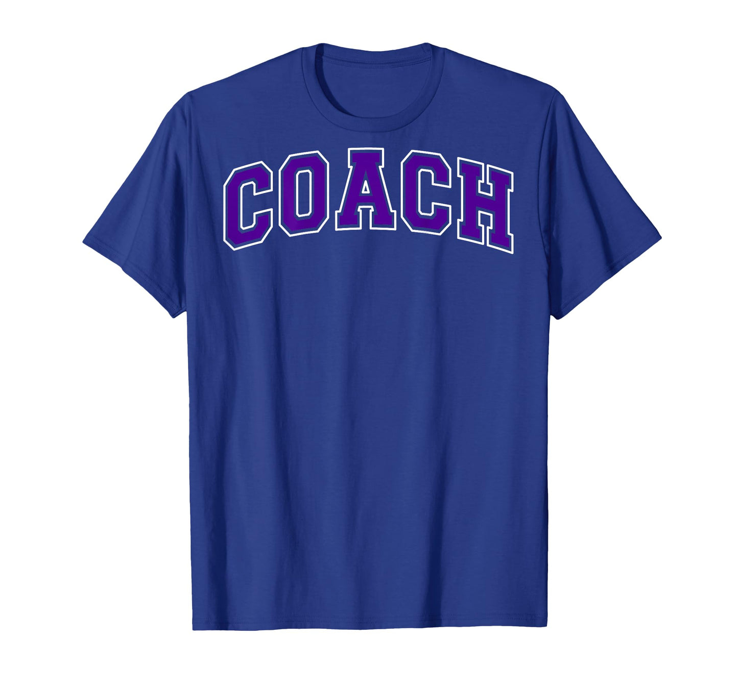 Coach Sports Trainer Vintage Purple White on the back T-Shirt