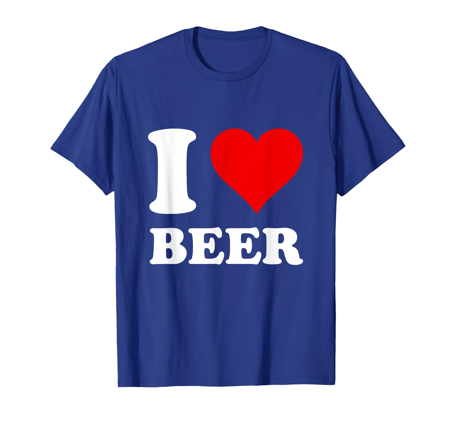 Red Heart I Love Beer T-Shirt