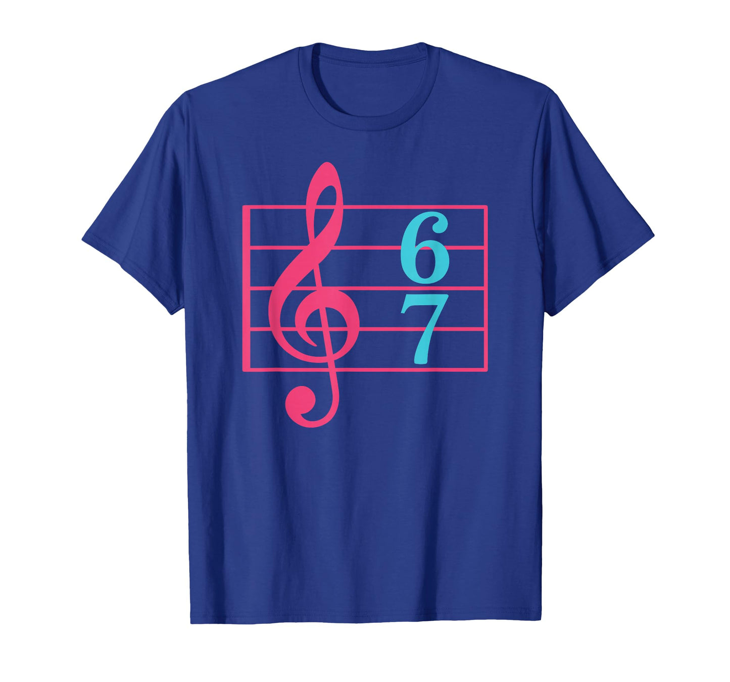 67 Music Meme Slang Six Seven Musician Funny Music Teacher T-Shirt