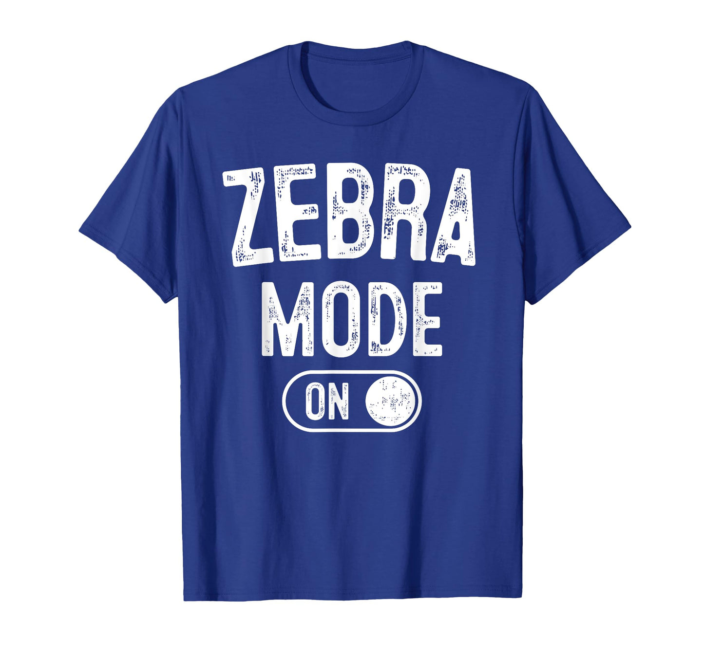 Zebra Mode On Costume Funny Safari Gift Zoo Animal Lover T-Shirt