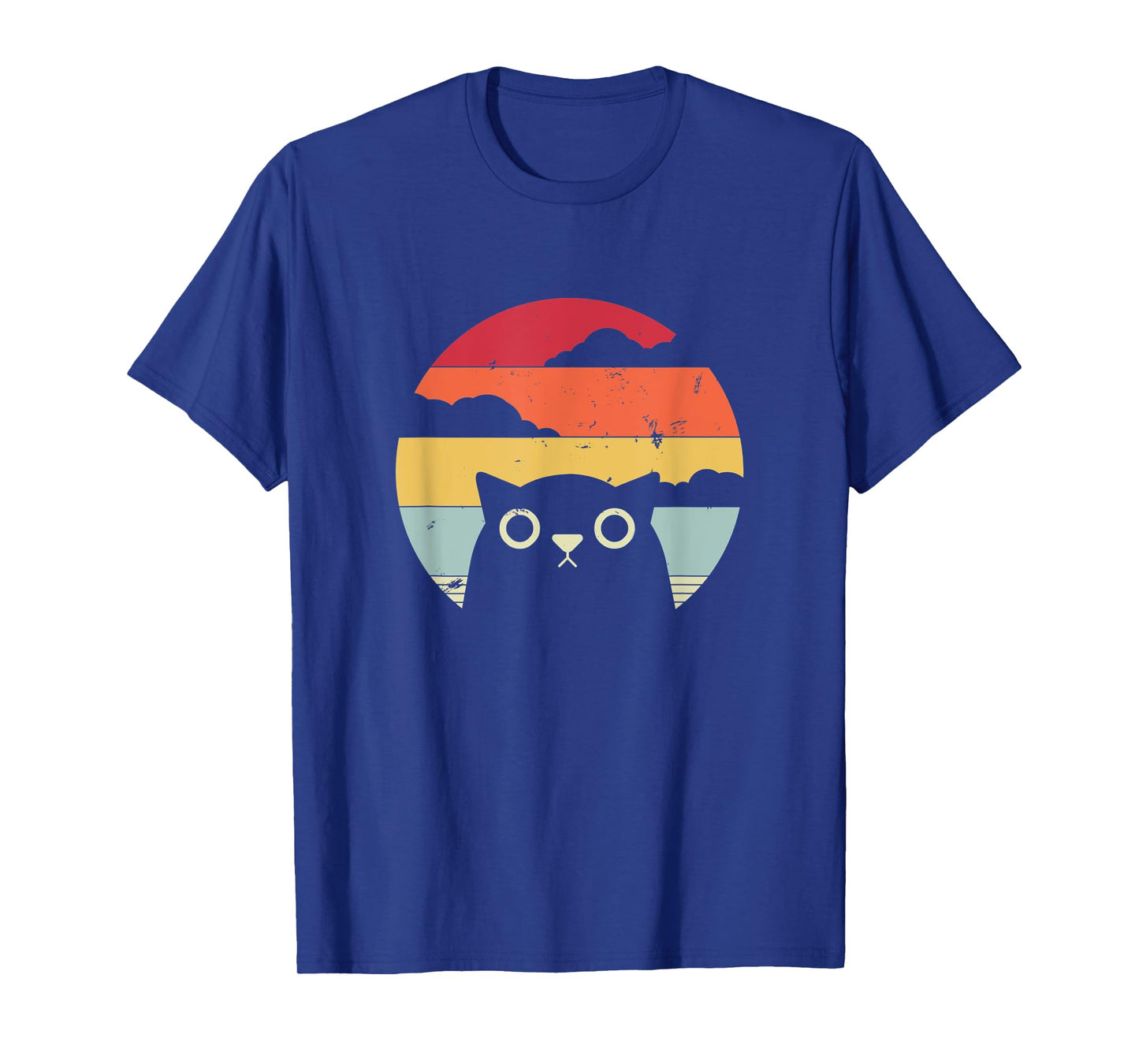 Funny Cat Retro Style T-Shirt