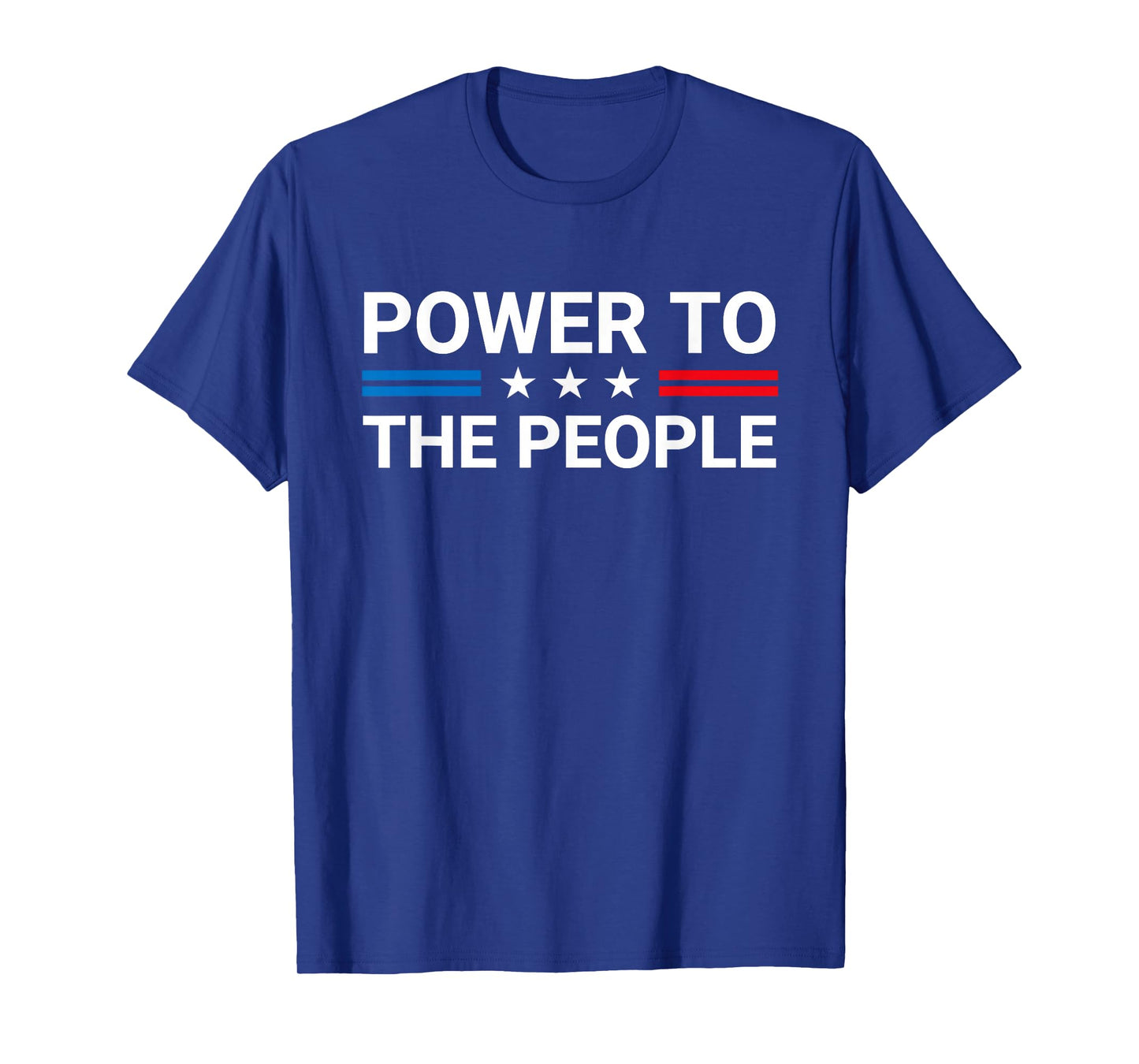 Power To The People Patriotic American Flag T-Shirt