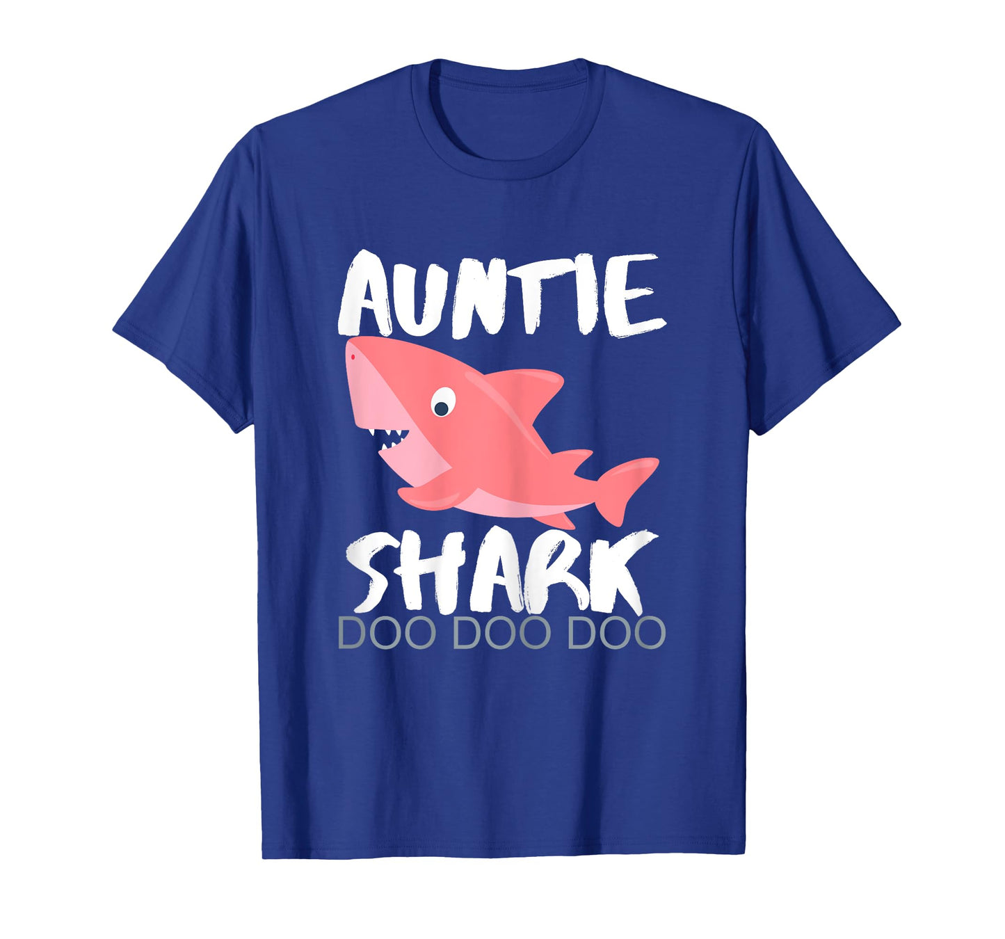 Auntie Shark Christmas Birthday Gift From Niece Nephew Women T-Shirt