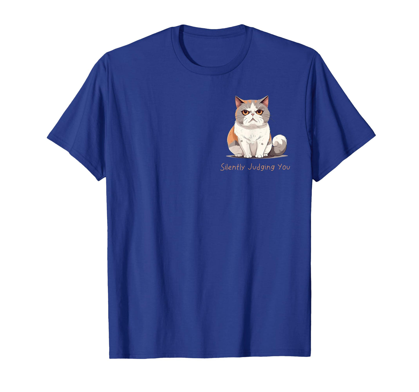 "Silently Judging You" funny cat graphic design T-Shirt