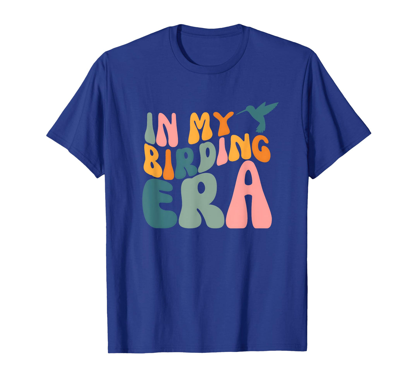 In My Birding Era Graphic Tee - Groovy Retro Birding T-Shirt T-Shirt