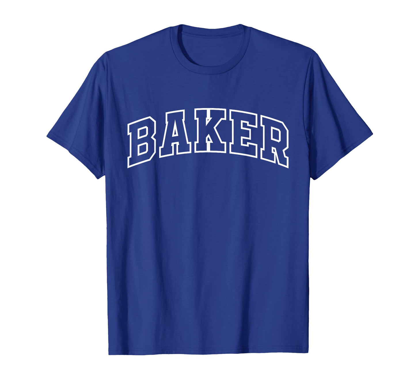 Baker Funny Athletic Lettering Baking Gifts Men Women T-Shirt