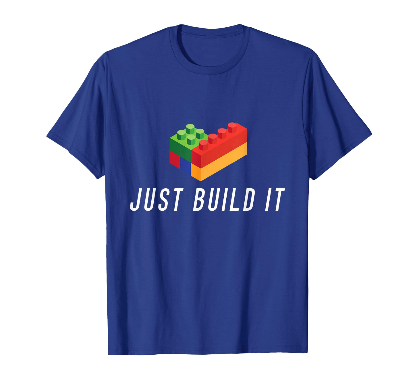 Just Build It Building Toy Blocks Bricks Children Play T-Shirt