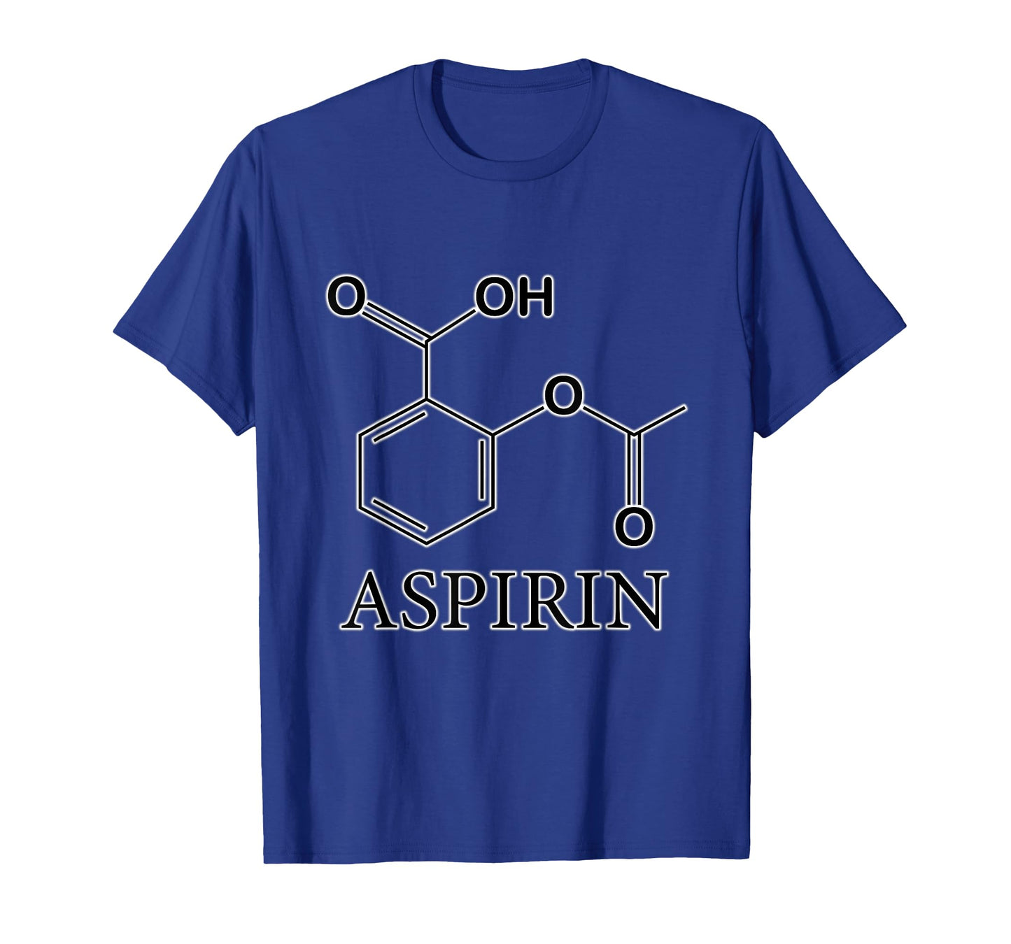 Aspirin Formula Shaped T-Shirt
