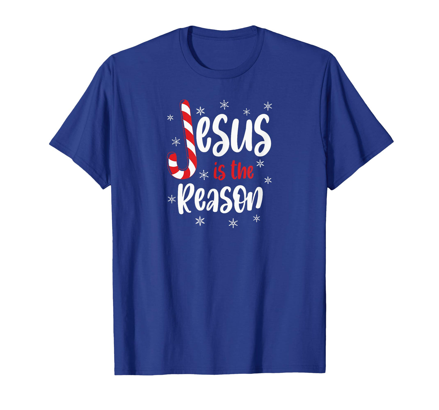 Christian Jesus Is The Reason Candy Cane Religious T-Shirt