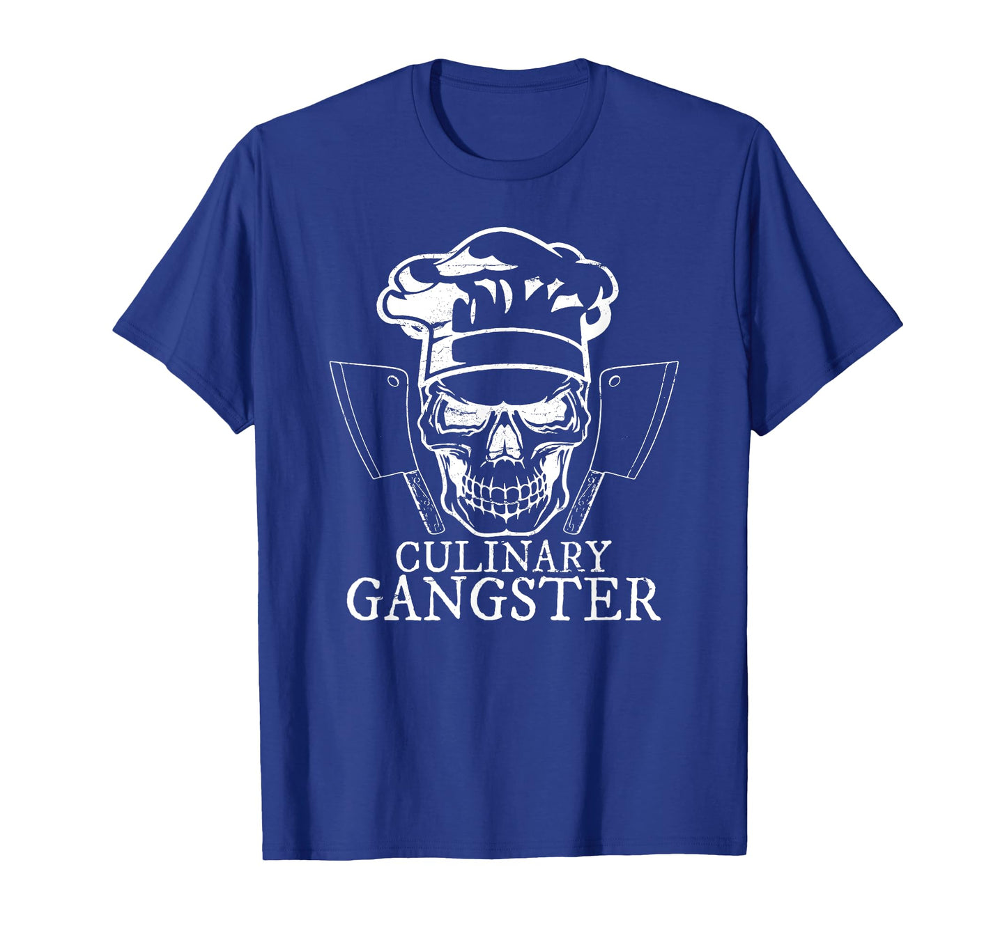 Culinary Gangster Shirt Funny Chef Gift Skull Hat Cooking T-Shirt