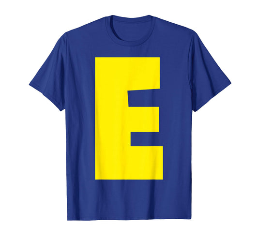 "E" Letter Chipmunk Group Matching Funny Halloween Letter E T-Shirt