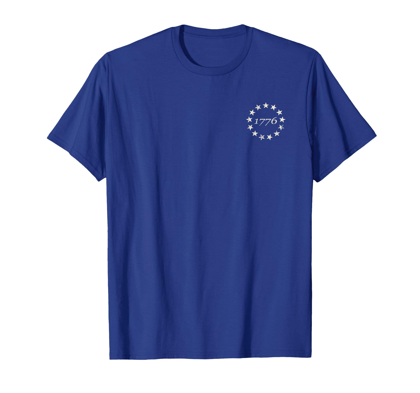 13 Star Flag Betsy Ross Distressed American Flag 1776 T-Shirt