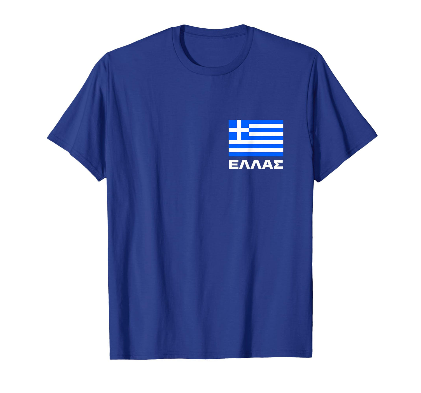 Greek Flag Ellas Hellas Greece Patriot Hellenic FRONT PRINT T-Shirt