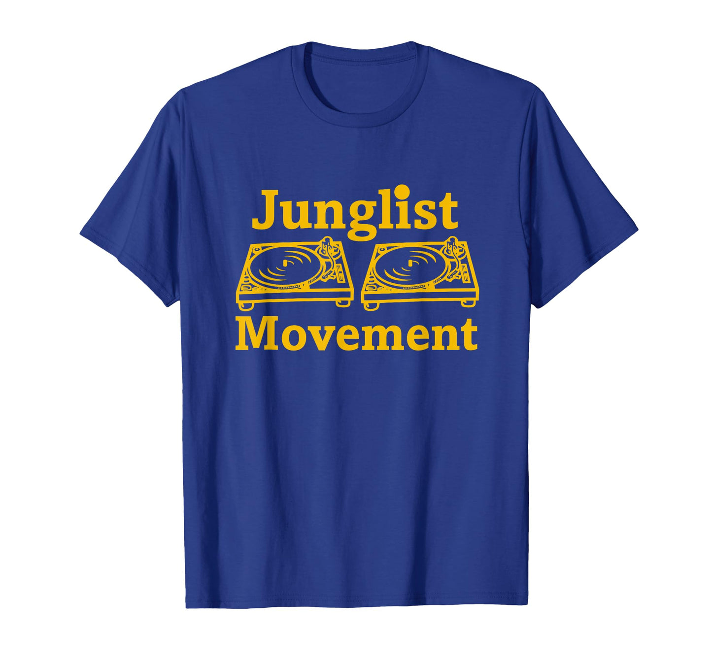 Drum n Bass Raver Junglist Movement DJ Turntables Art Design T-Shirt