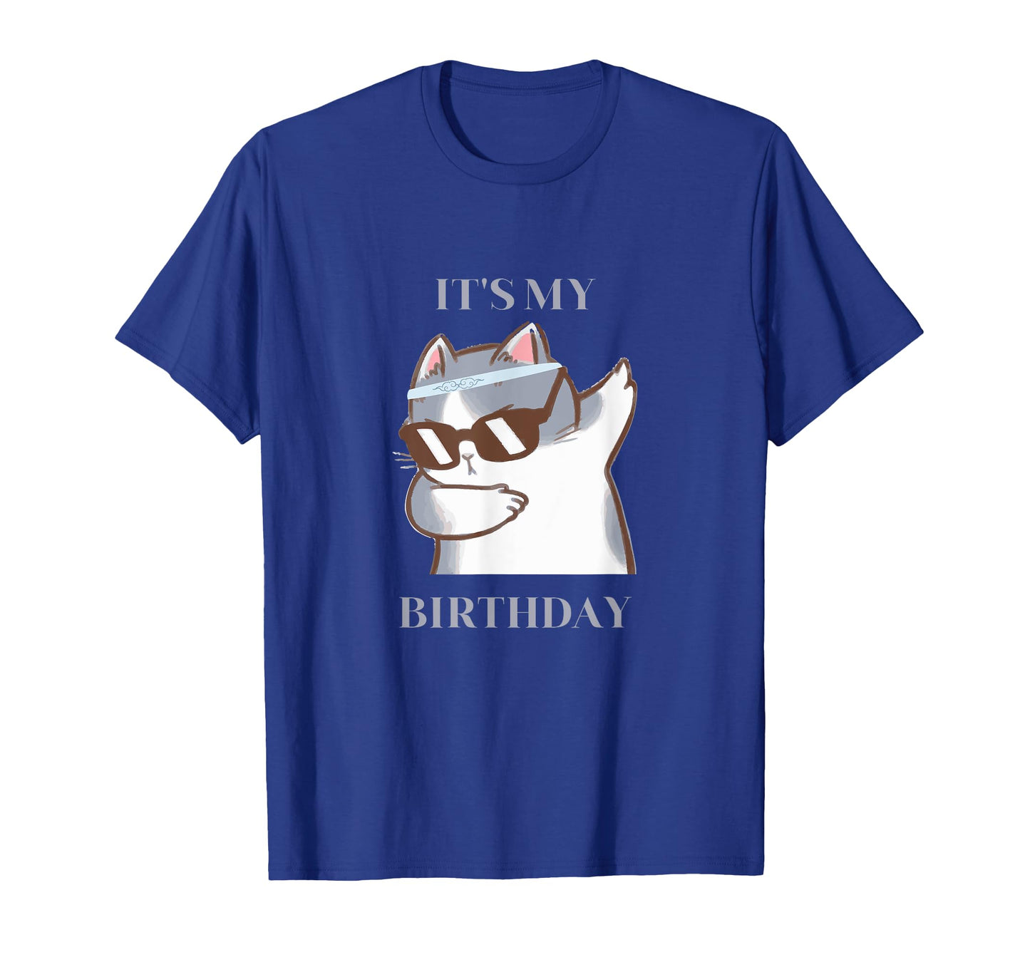 It's My Birthday Dabbing Cat Dab Dance T-Shirt for Men Women Girls Kids
