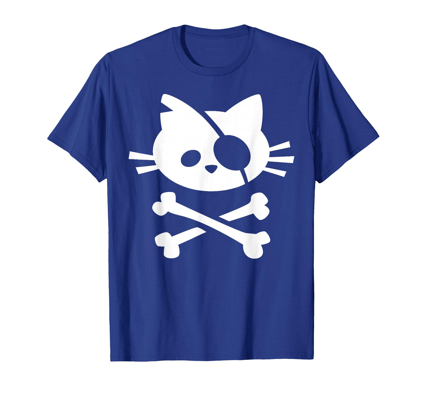 Cat Pirate Jolly Roger Flag Skull and Crossbones T Shirt T-Shirt
