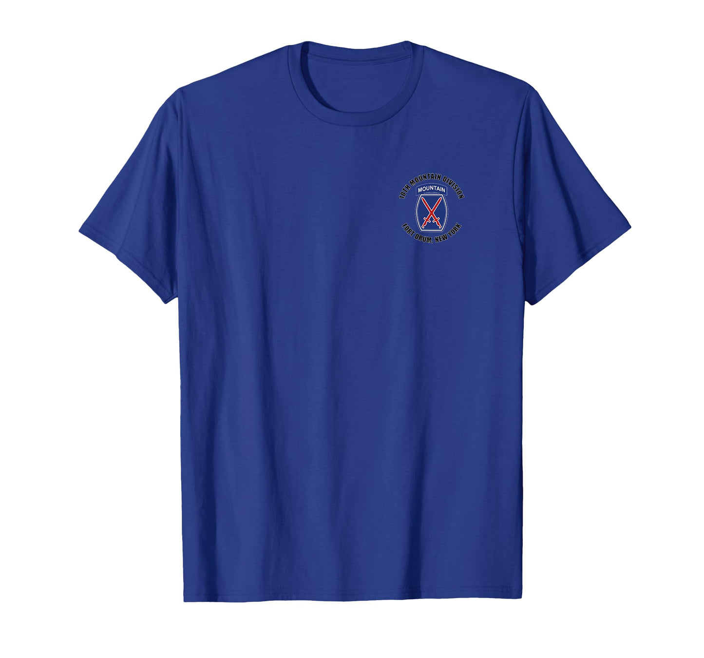 10th Mountain Division Fort Drum New York Veteran Infantry T-Shirt
