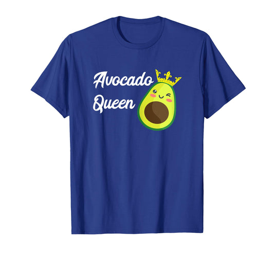 Avocado Queen Funny Avocado Fruit Lover Guacamole Food T-Shirt
