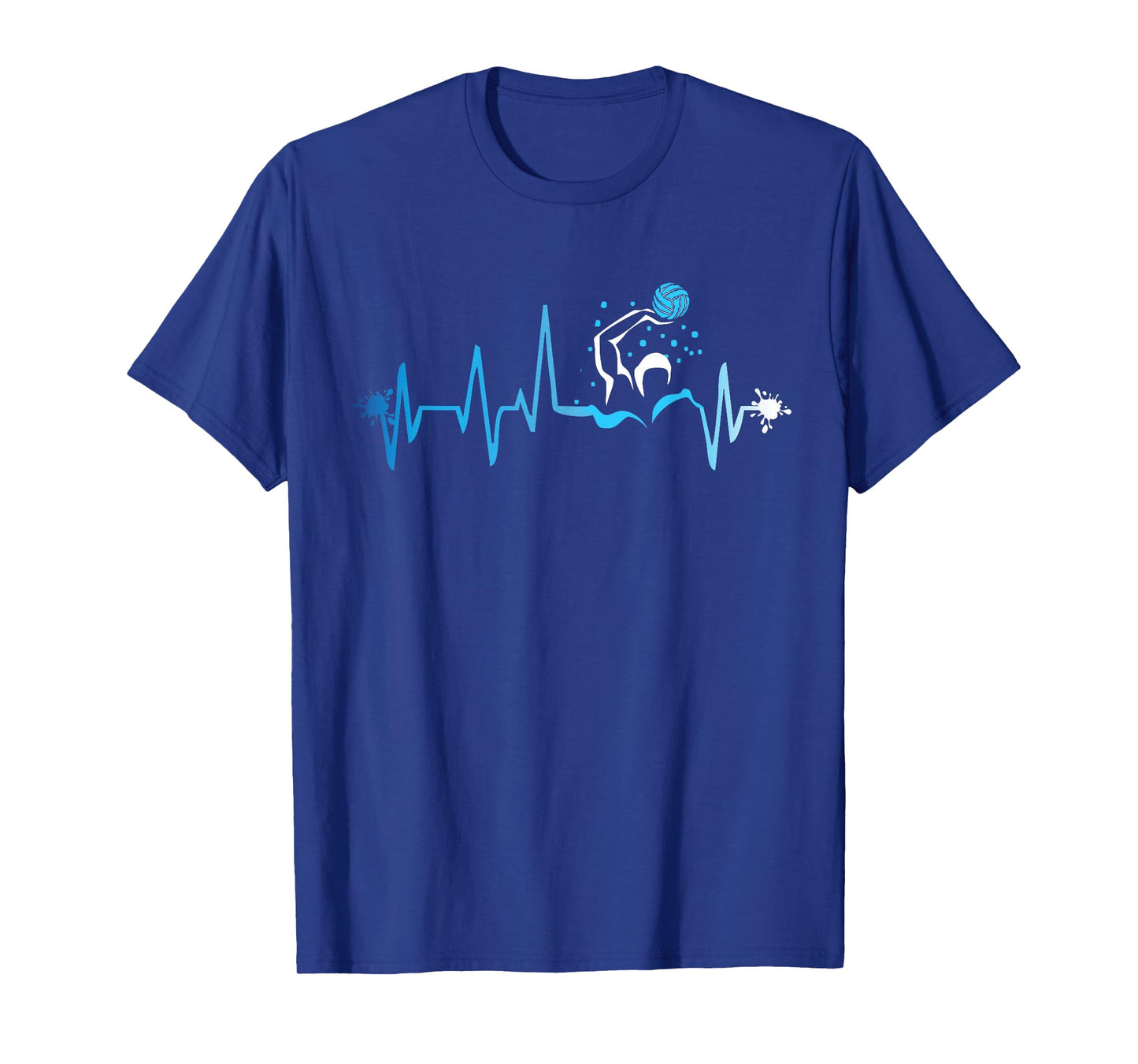 Water Polo Heart Beat Graphic Shirt Player Fan Team Gift T-Shirt