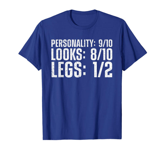 Cool Leg Amputation Art For Men Women Leg Amputation Amputee T-Shirt