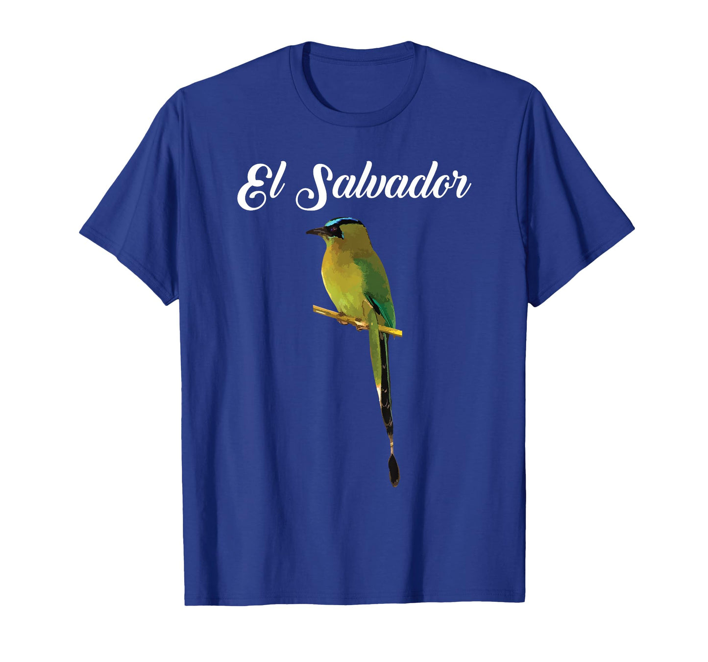 El Salvador Torogoz National Bird Salvadorian Pupusas Flag T-Shirt