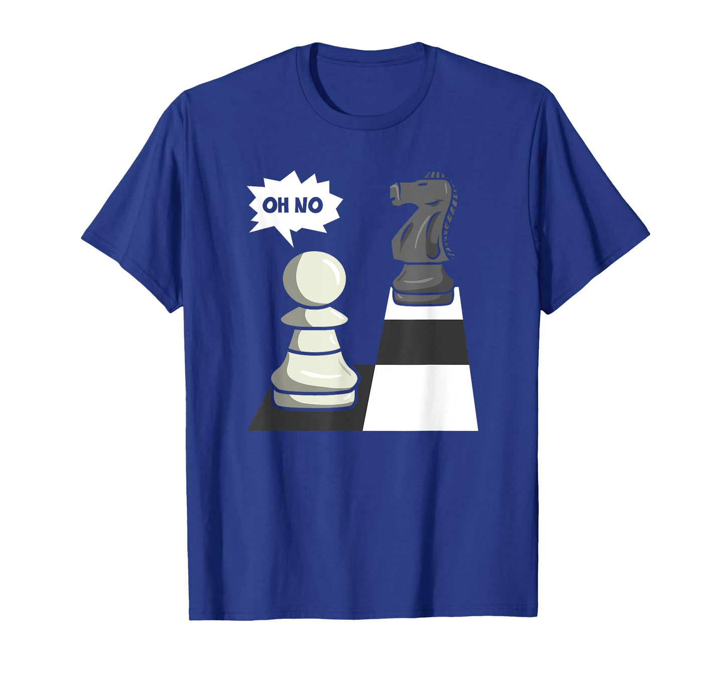 Chess Funny Move Knight To Pawn Funny Chess Player T-Shirt