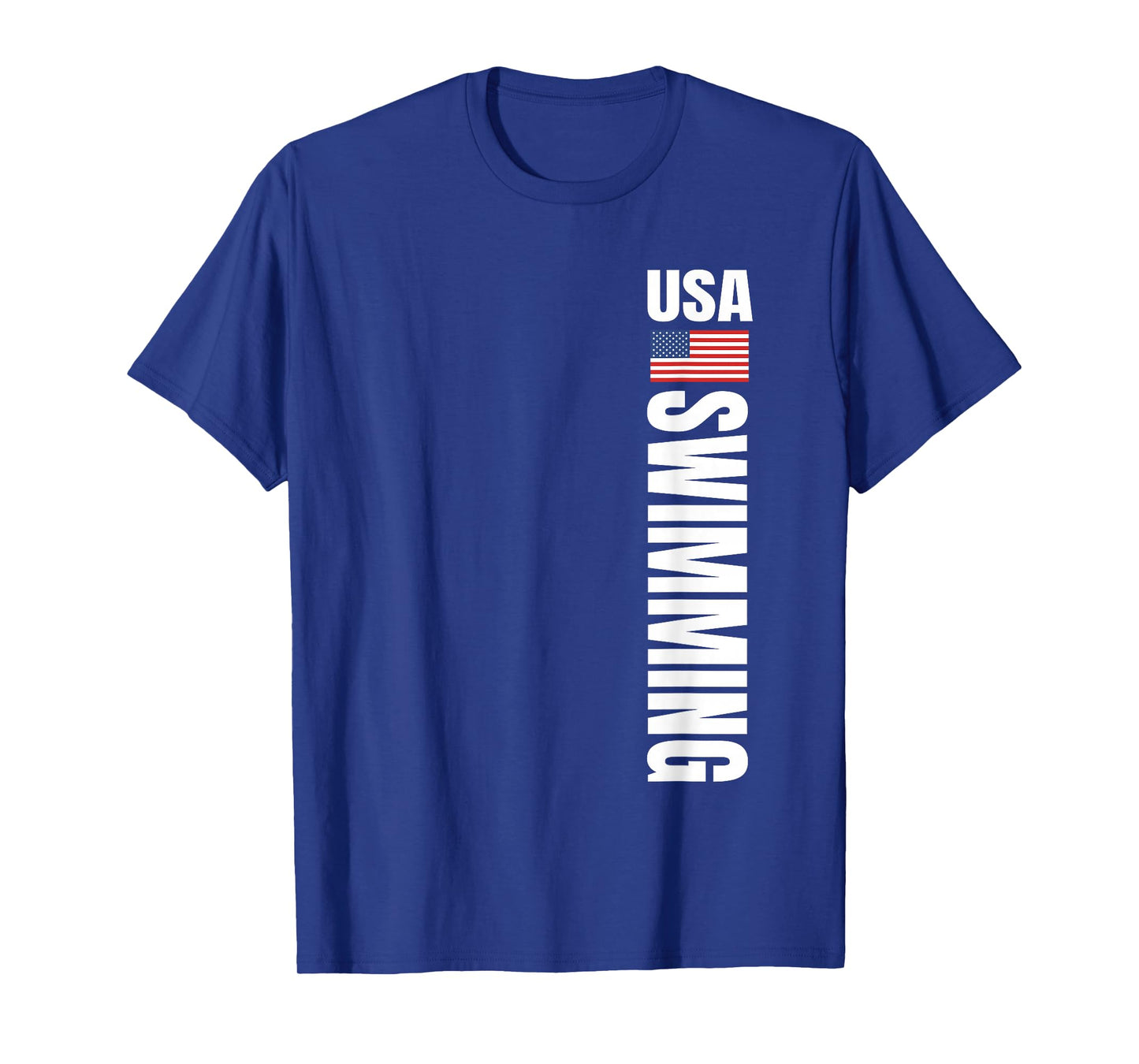 USA Swimming American Flag Swim Sport Team T-Shirt