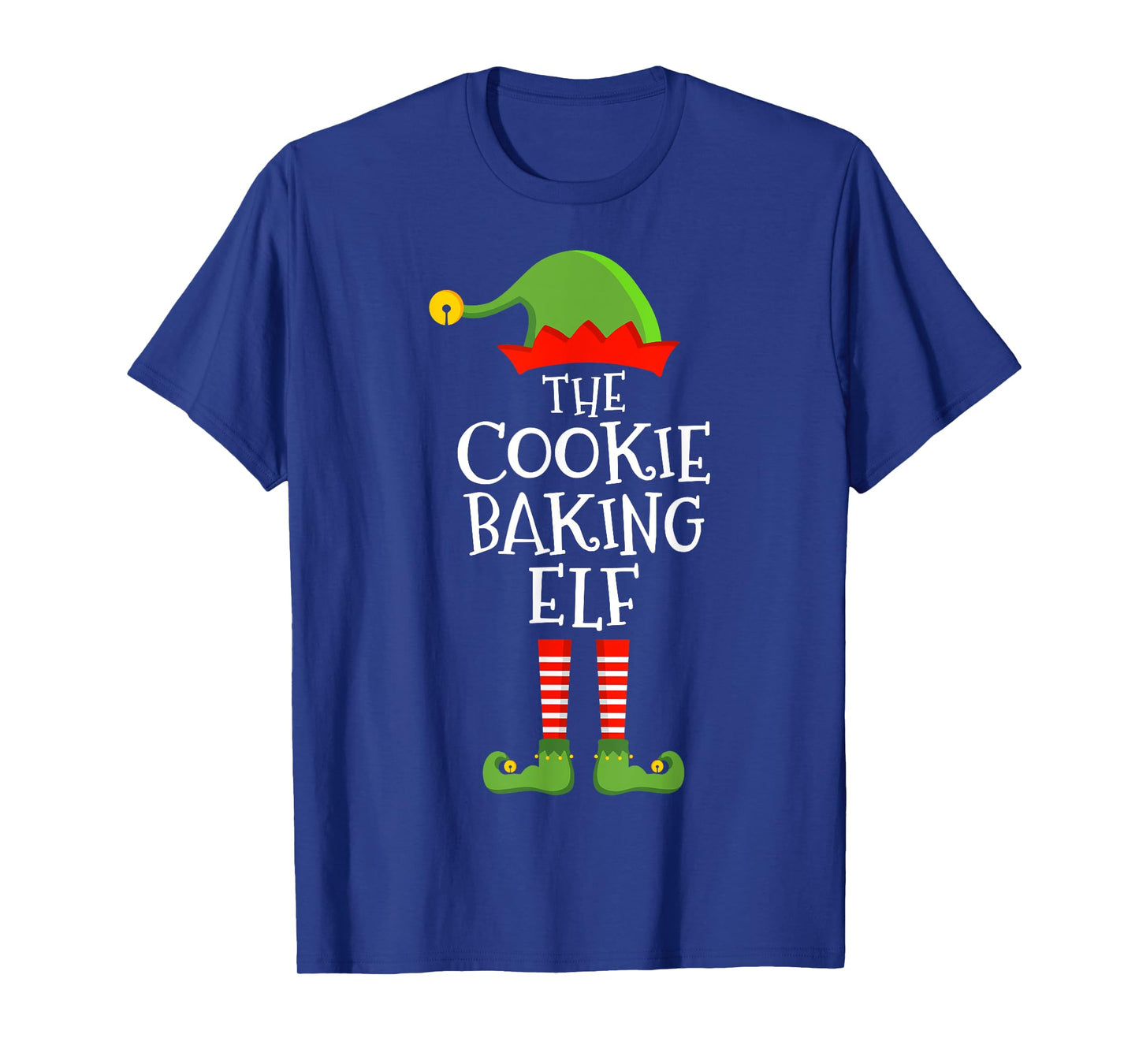Cookie baking elf funny christmas matching family pajama T-Shirt