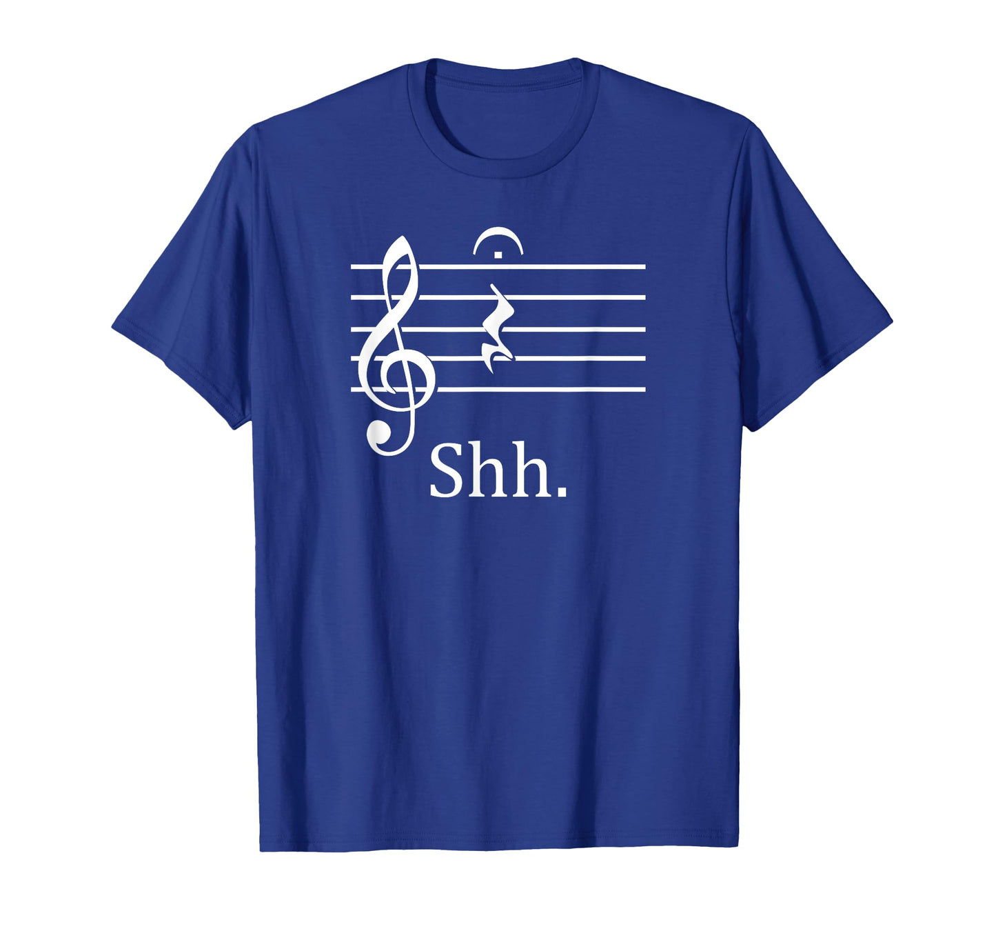 Cute Music Shh Quarter Rest and Fermata Note Musician T-Shirt